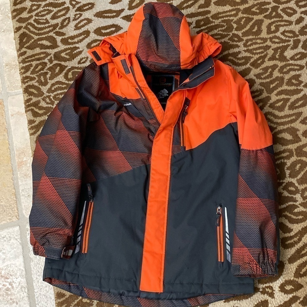 Free Country Ski Jacket Women’s Snowboard Extreme Performance Series Orange Sz L